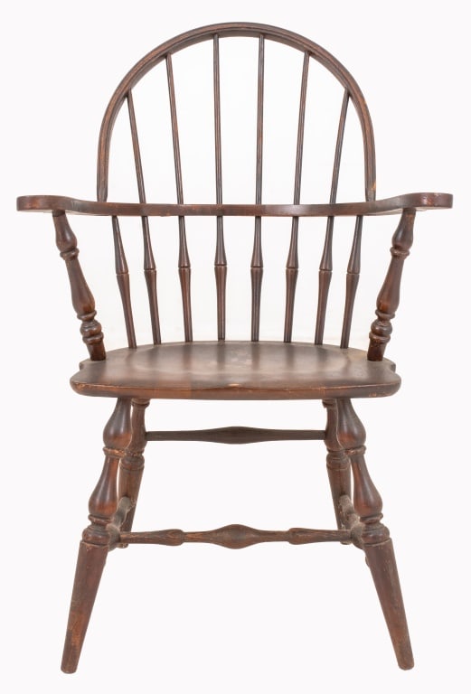 American Windsor Style Chair, early 20th C. (1 of 6)