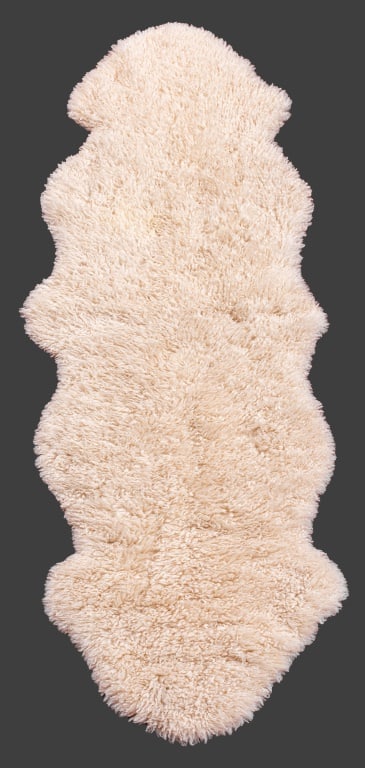 Sheep Skin Rug, 5' 2" x 2' (1 of 4)