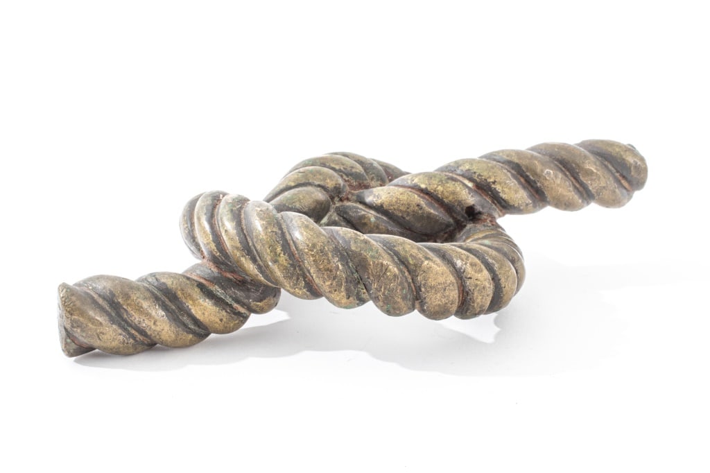 Nautical Patinated Bronze Knot Sculpture (1 of 5)