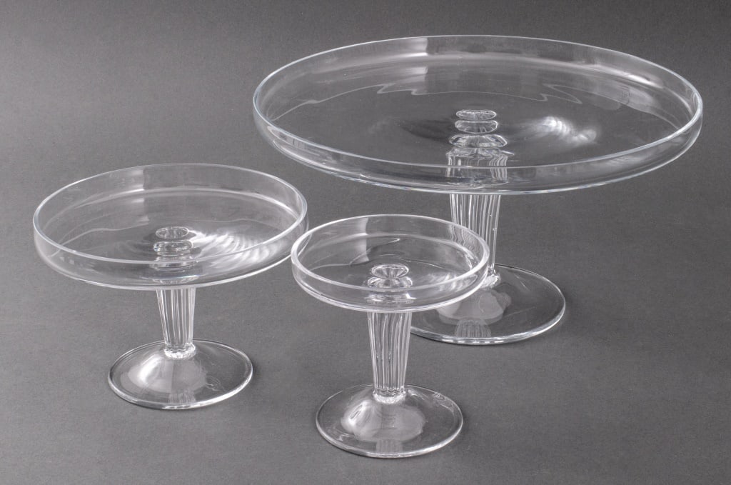 William Yeoward Crystal Cake Stands, 3 (1 of 8)