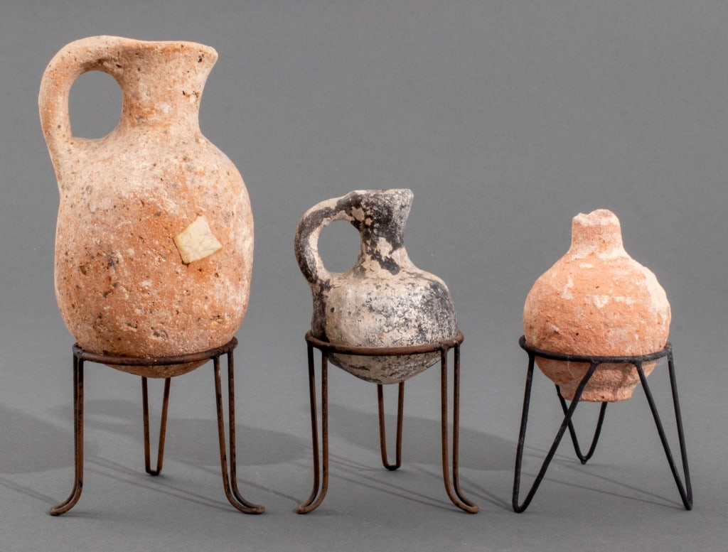 Ancient Canaanite Pottery Vessels, 3 (1 of 5)