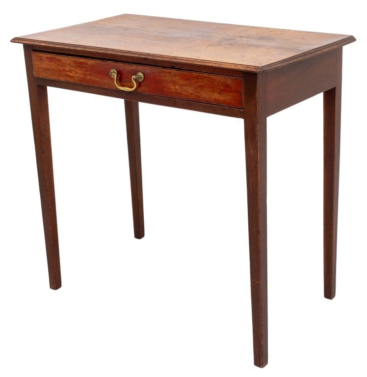 George III Mahogany Side Table, 19th C. (1 of 7)
