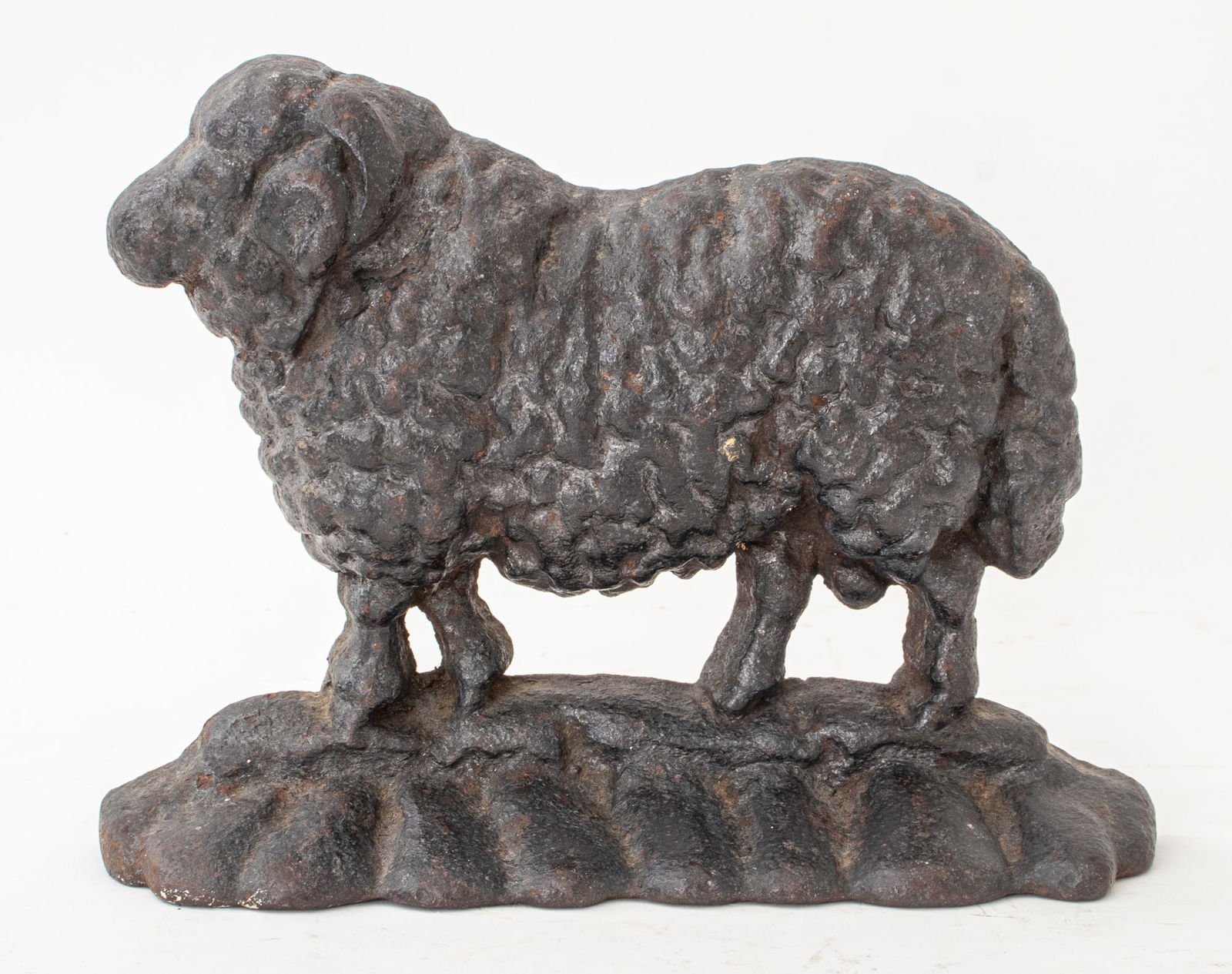 American Cast Iron Sheep Form Door Stop, ca. 1900 (1 of 9)