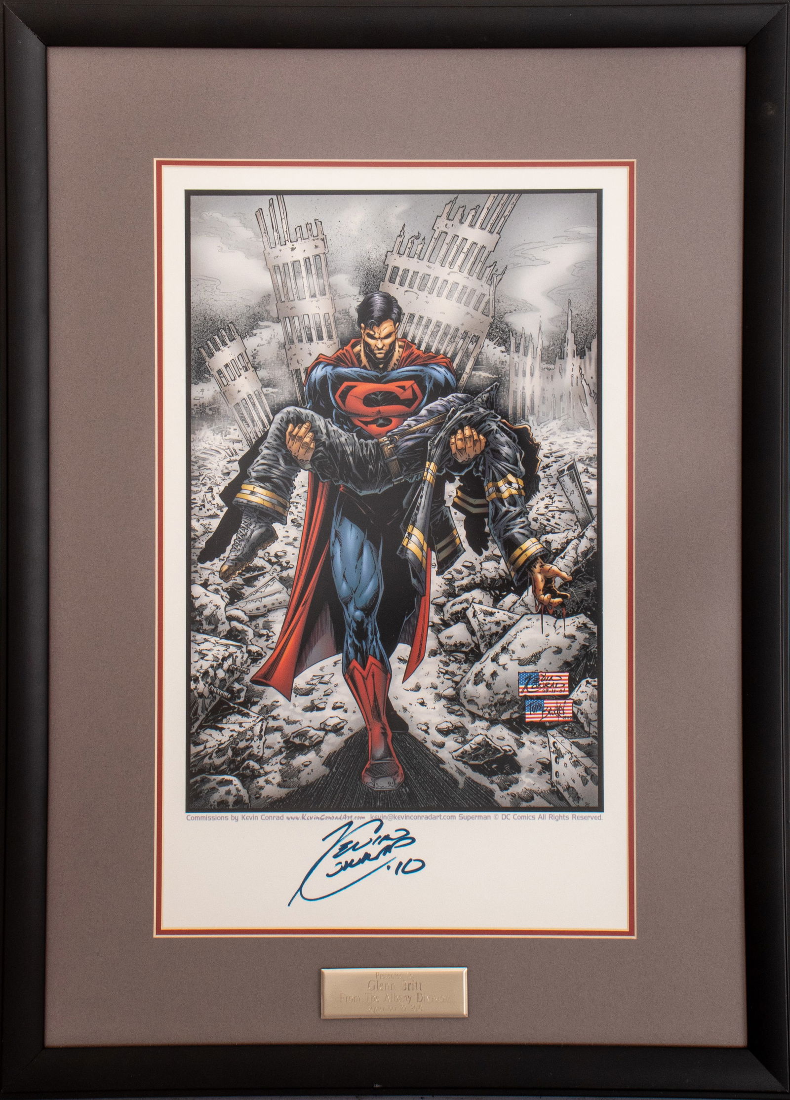 Kevin Conrad "Superman 9-11" Digital Print (1 of 9)
