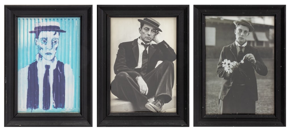 Photographs and Marker Drawing of Buster Keaton, 3 (1 of 6)