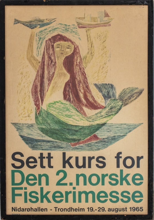 Norwegian Fishing Fair Poster, 1965 (1 of 6)
