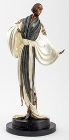 Erte "Belle de Nuit" Bronze Sculpture, 1987