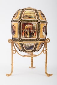 Faberge Imperial 15th Anniversary Nicholas II Egg