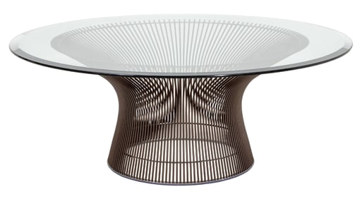 Warren Platner for Knoll Glass-Topped Coffee Table