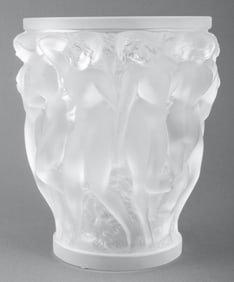 Lalique "Bacchantes" Crystal Vase