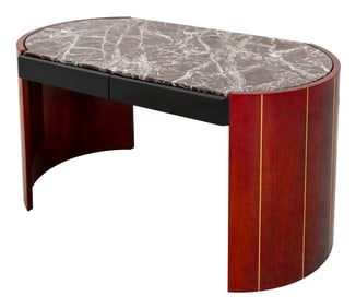 Dakota Jackson Attr. Marble Top Desk