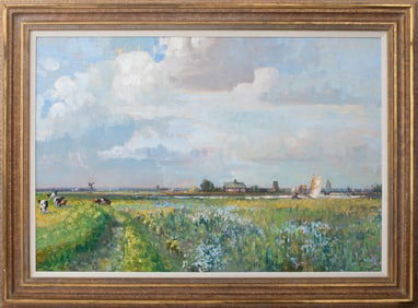 Geoffrey Chatten "Pettingale's House" Oil on Board