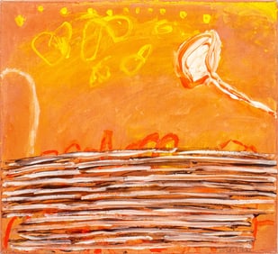 Elfi Schuselka "A Khnilo" Abstract Oil on Canvas