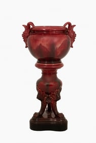 Jerome Massier Vallauris Glazed Ceramic Jardiniere