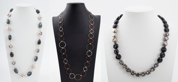 Robert Lee Morris Studio Sterling Necklaces, 3