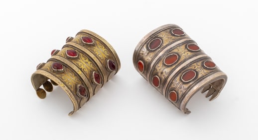 Tekke Turkmen Cuff Bracelets, 2