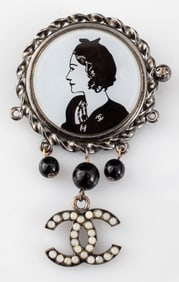 Chanel Coco Mademoiselle Portrait Brooch, 2002