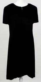 Chanel Runway Black Silk Short Sleeve Dress, 2001