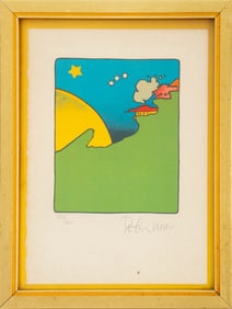 Peter Max "House in the Sun" Color Lithograph