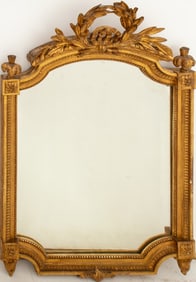 Louis XVI Style Giltwood Mirror, 19th C.