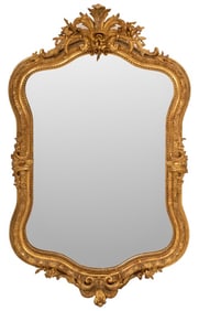 Louis XV Style Giltwood Mirror, 19th C.