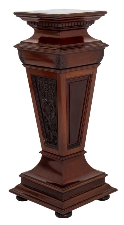 Victorian Style Mahogany Pedestal, 20th C. (1 of 10)