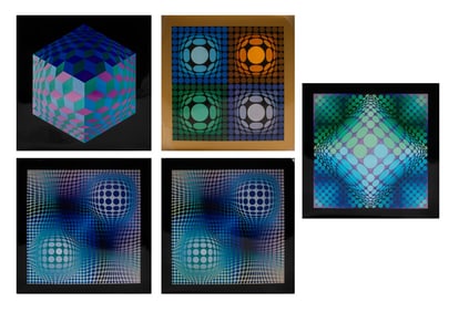 Victor Vasarely Editions du Griffon Prints, 5
