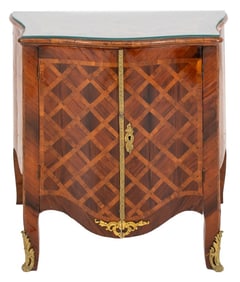 Italian Marquetry Two-Door Cabinettino, 18th C.