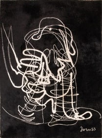 Asper Jorn x Art Line Modernist Carpet, 11' x 8'2"