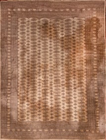 Pakistani Bokara Silk Blend Carpet, 17'  x 12' 5"