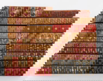 Collection of Leather-Bound Novels, 17