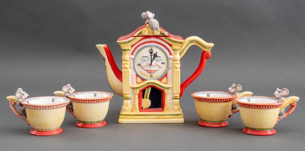 Department 56 Hand-Painted Porcelain Tea Set (1 of 11)