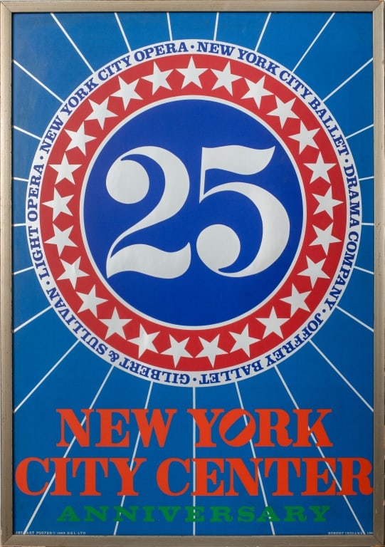 Robert Indiana "New York City Center" Poster (1 of 8)