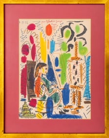 After Pablo Picasso L'Atelier de Cannes Lithograph