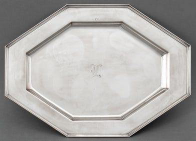 Gorham Sterling Silver Octagonal Vegetable Platter