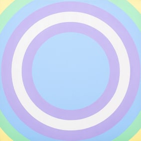 Domenick Capobianco Op Art Acrylic on Canvas