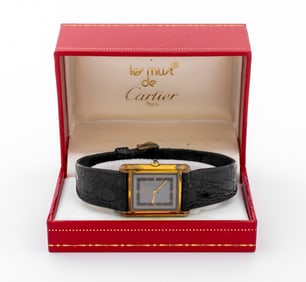 Cartier Vermeil Tank Watch