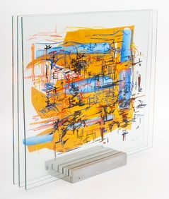 Helen Brough Abstract Composition Mixed Media