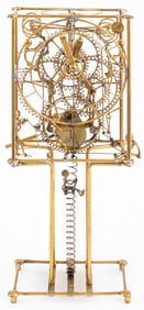 Gordon Bradt Kinetico Seven Man Brass Clock