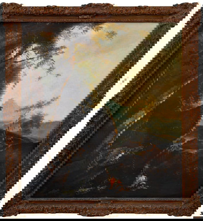 After Adam Pynacker "Mountainous Landscape" Oil (1 of 10)