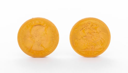 British 1966 Elizabeth II Gold Sovereign Coin Set