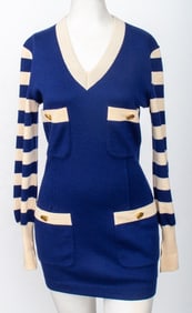 Chanel Boutique Merino Wool Sweater Dress