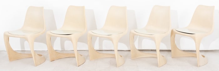 Steen Ostergaard Mid-Century Stacking Chairs, 5