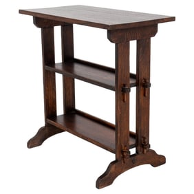 Roycroft Mission Oak Little Journey Book Stand