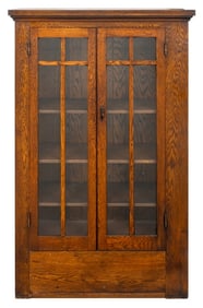 Arts and Crafts Oak Bookcase