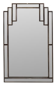 Art Deco Gampel-Stoll Style Skyscraper Wall Mirror