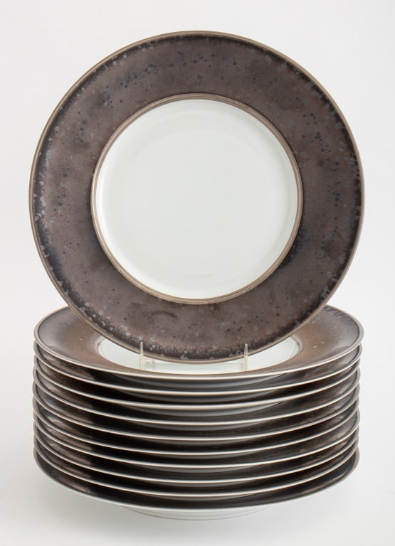 Jaune de Chrome Porcelain Luncheon Plates, 11 (1 of 5)