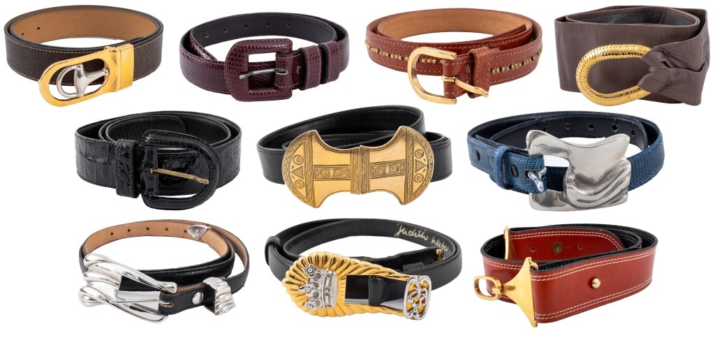 YSL, Gucci, Etc. Designer Leather Belts, 10 (1 of 19)