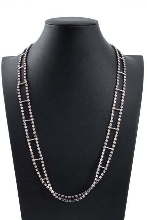 Judith Leiber Rhinestone-Set Silver-Tone Belt (1 of 5)