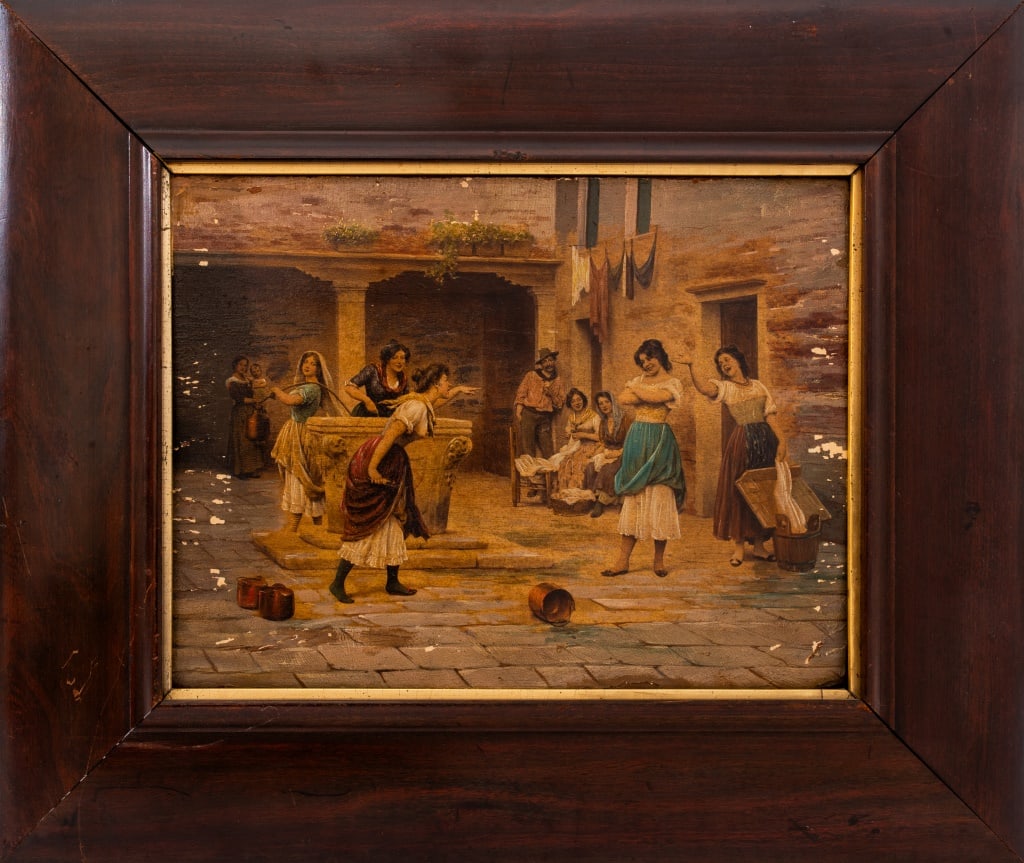 After Eugene Von Blaas "Love's Labor Lost" Oil (1 of 7)